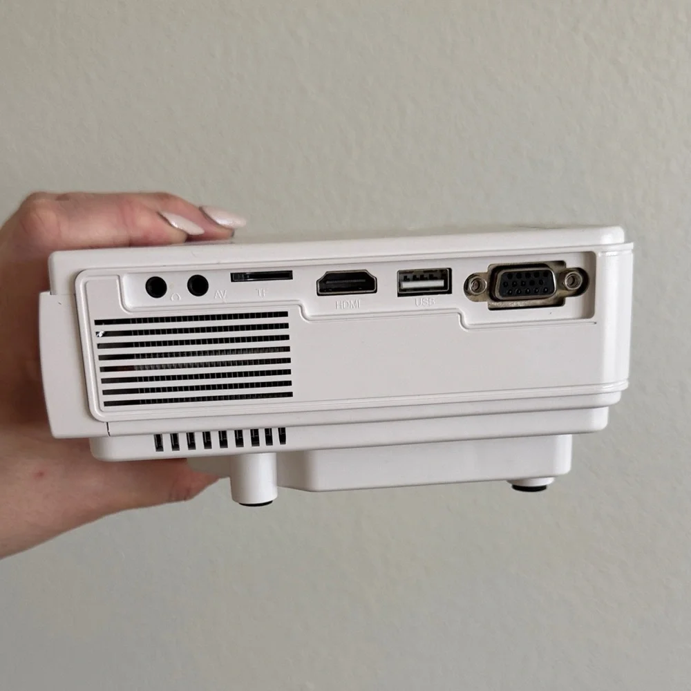 Auking White Projector with Remote - Picture 8 of 11